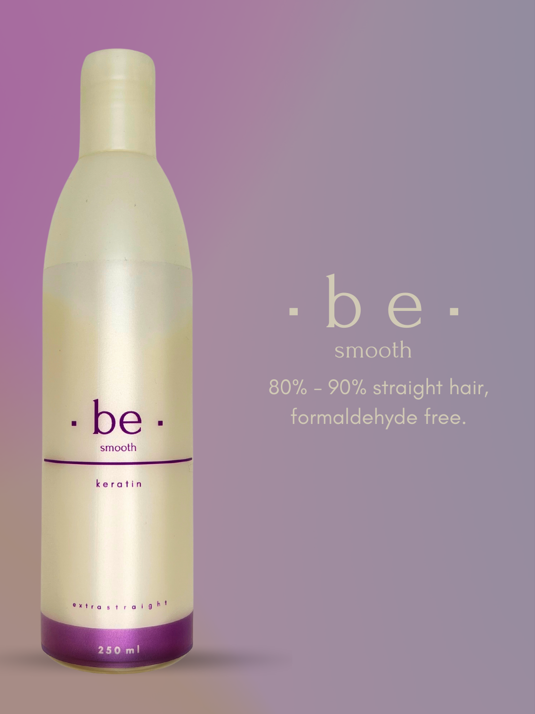 Be Smooth - Keratina sin Formol ♥ 250 ml